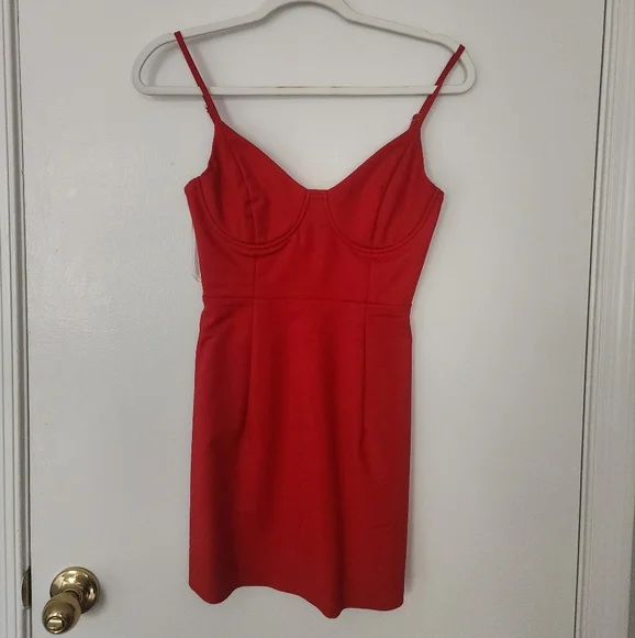 Princess Polly  Red Mini Dress - Picture 3 of 6